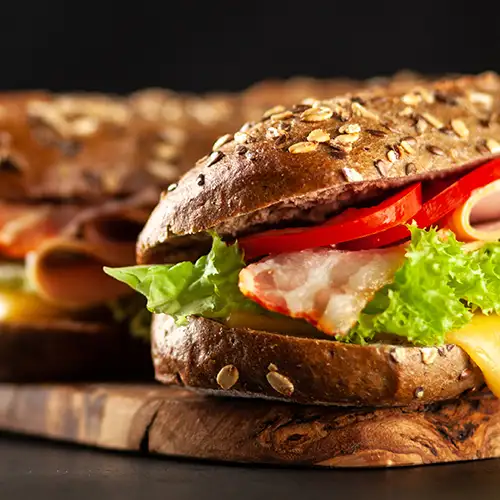 Je compose mon sandwich