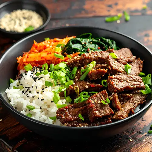 Plats + boisson (sans alcool) + dessert